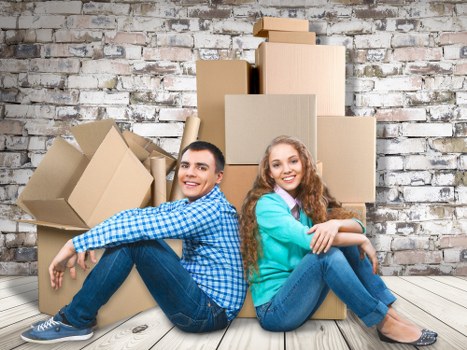 Packing and loading belongings for removals in Ilford