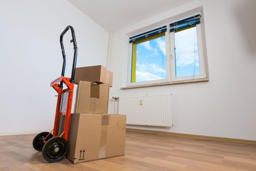 Local moving truck used for house and flat removals in Ilford