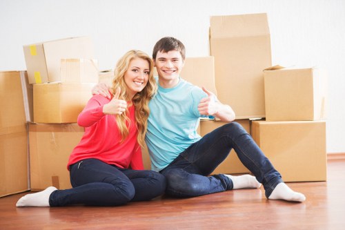 Moving furniture from a flat in Ilford with care