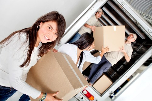 Local team handling office furniture and equipment relocation