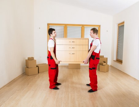 Commercial removals support for an Ilford office move